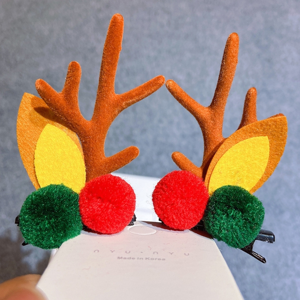 Christmas hair clip on the head hair clip headdress Christmas hair accessories f